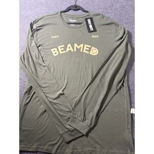 Call of Duty 'Just Got Beamed' Thyme Green Long Sleeve T-Shirt Large NWT XXL